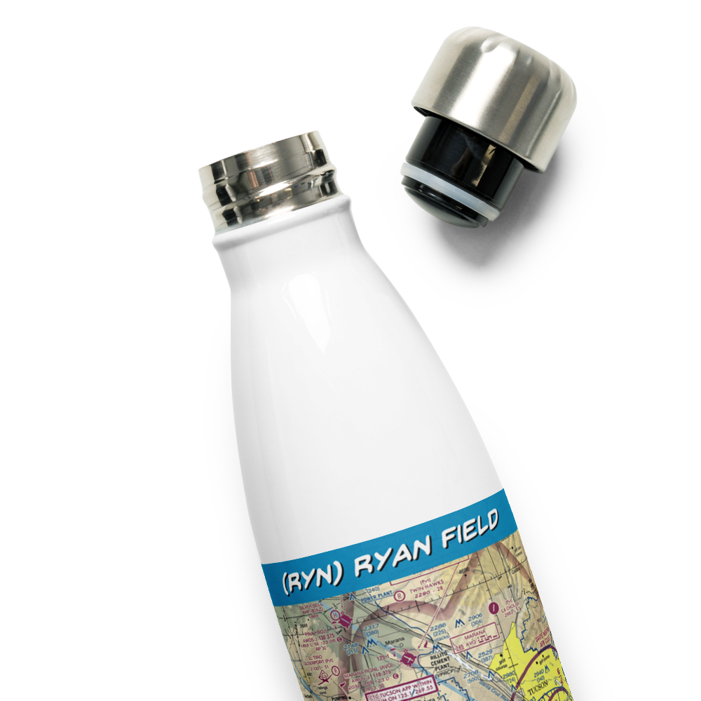 Ryan Field (RYN) VFR Sectional Water Bottle 