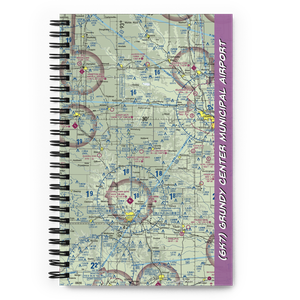 Grundy Center Municipal Airport (6K7) VFR Sectional Notebook