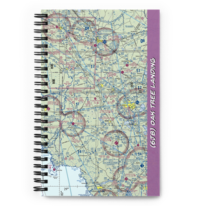 Oak Tree Landing (6J8) VFR Sectional Notebook