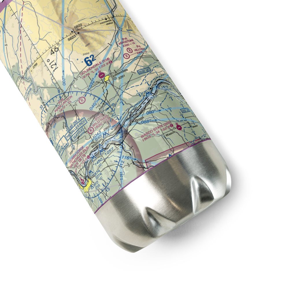 Goldendale Airport (S20) VFR Sectional Water Bottle 