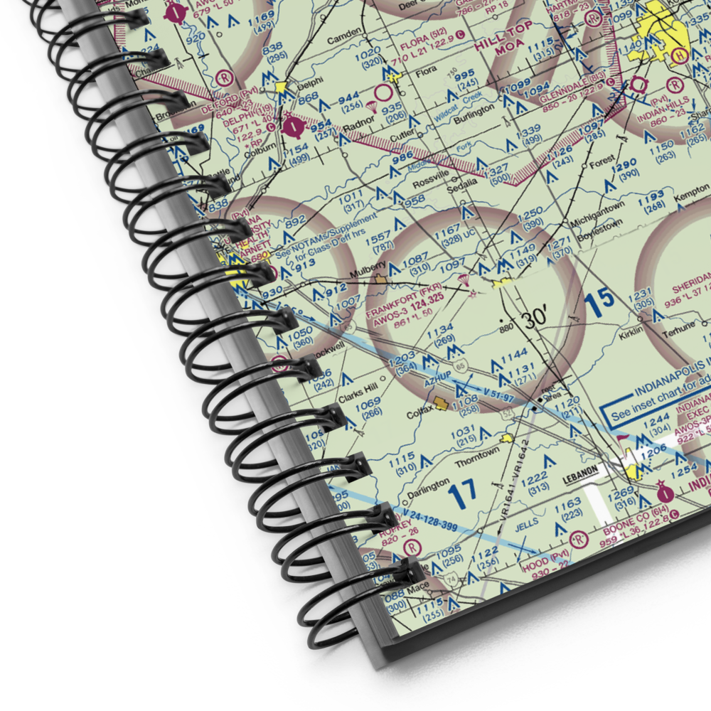 Turnpaugh Field (6II0) VFR Sectional Notebook 