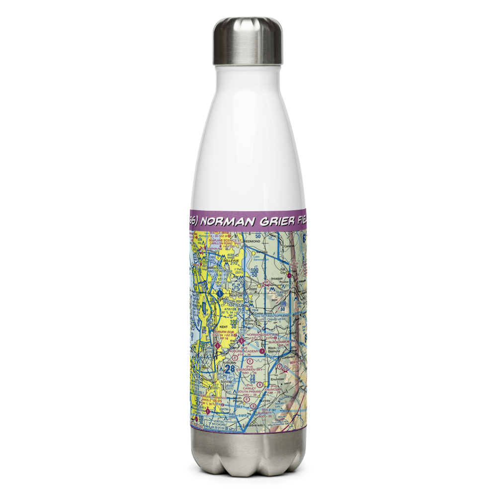 Norman Grier Field (S36) VFR Sectional Water Bottle 