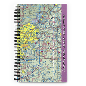 Spring Valley Farm Airport (6GA4) VFR Sectional Notebook