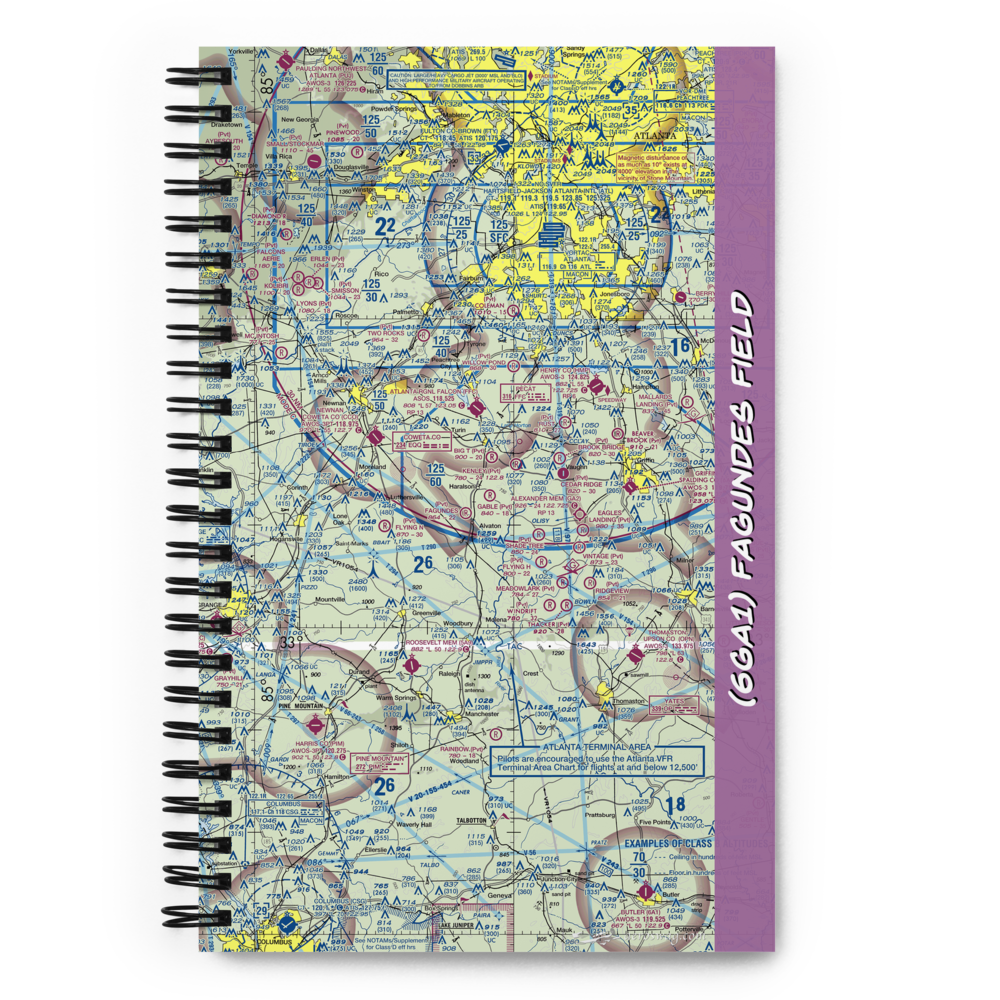 Fagundes Field (6GA1) VFR Sectional Notebook 