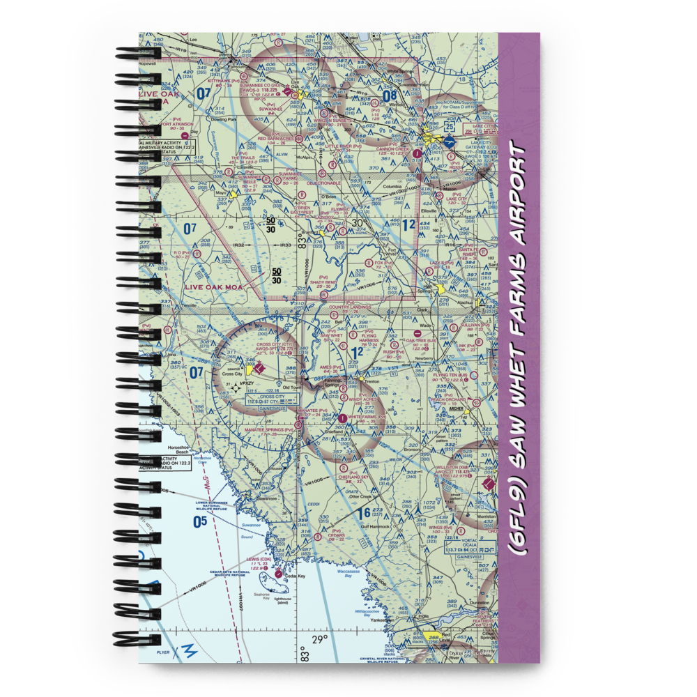 Saw Whet Farms Airport (6FL9) VFR Sectional Notebook 