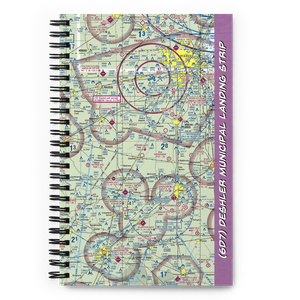 Deshler Municipal Landing Strip (6D7) VFR Sectional Notebook