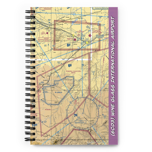 Wine Glass International Airport (6CO3) VFR Sectional Notebook