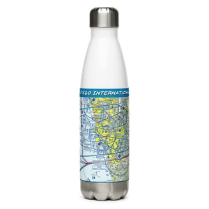 San Diego International Airport (SAN) VFR Sectional Water Bottle