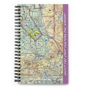 J&J Crop Dusters Inc Airport (6CA7) VFR Sectional Notebook