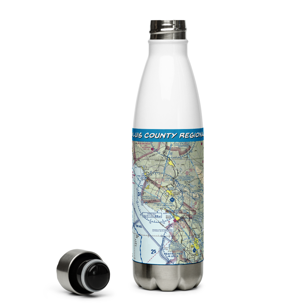 San Luis County Regional Airport (SBP) VFR Sectional Water Bottle 