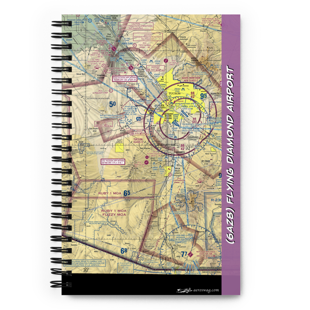 Flying Diamond Airport (6AZ8) VFR Sectional Notebook 