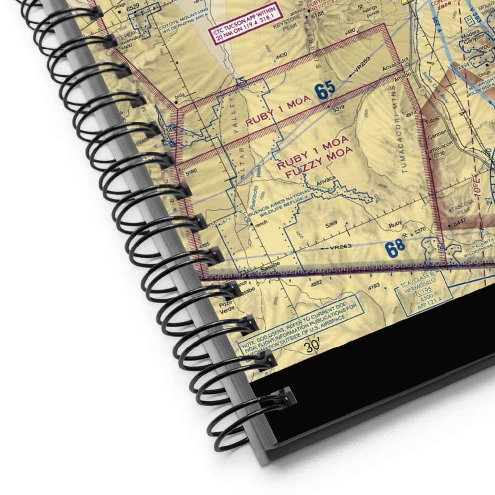Flying Diamond Airport (6AZ8) VFR Sectional Notebook 