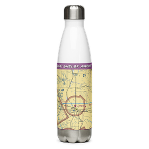Shelby Airport (SBX) VFR Sectional Water Bottle