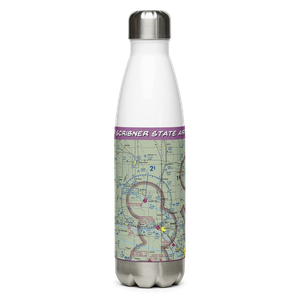 Scribner State Airport (SCB) VFR Sectional Water Bottle
