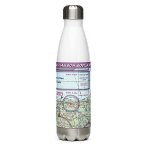 Williamson Sodus Airport (SDC) VFR Sectional Water Bottle