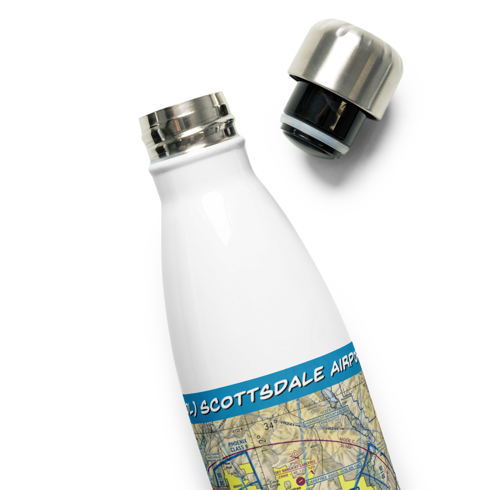 Scottsdale Airport (SDL) VFR Sectional Water Bottle 