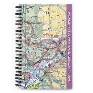 Rainbow Heights Estates Airstrip (6AK7) VFR Sectional Notebook