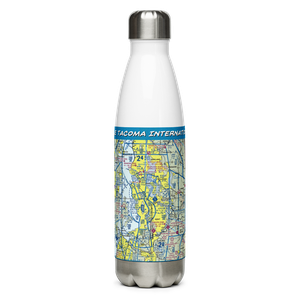 Seattle Tacoma International Airport (SEA) VFR Sectional Water Bottle
