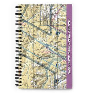 Rainy Pass Lodge Airport (6AK) VFR Sectional Notebook