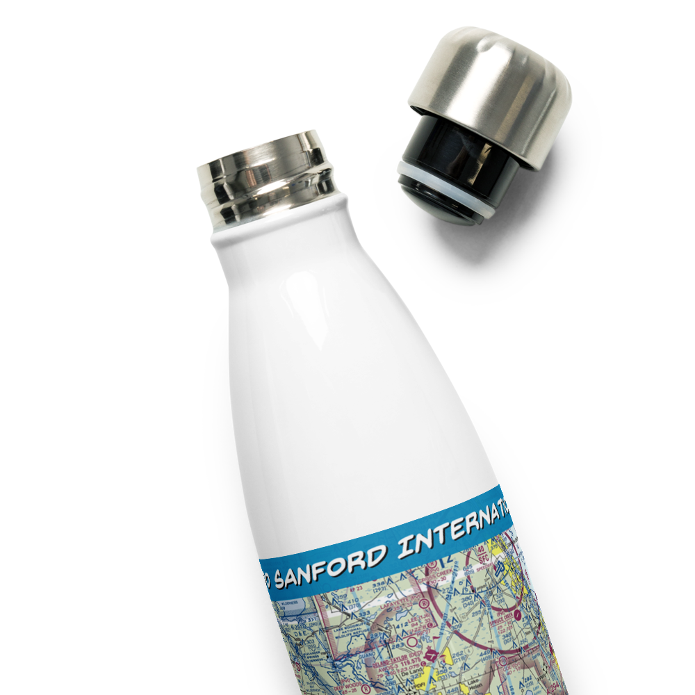 Orlando Sanford International Airport (SFB) VFR Sectional Water Bottle 