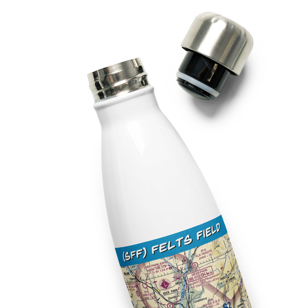 Felts Field (SFF) VFR Sectional Water Bottle 