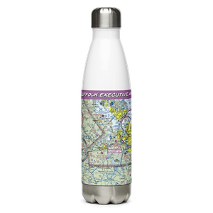 Suffolk Executive Airport (SFQ) VFR Sectional Water Bottle