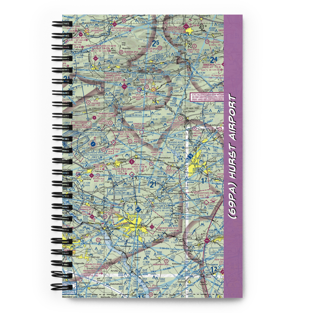 Hurst Airport (69PA) VFR Sectional Notebook 