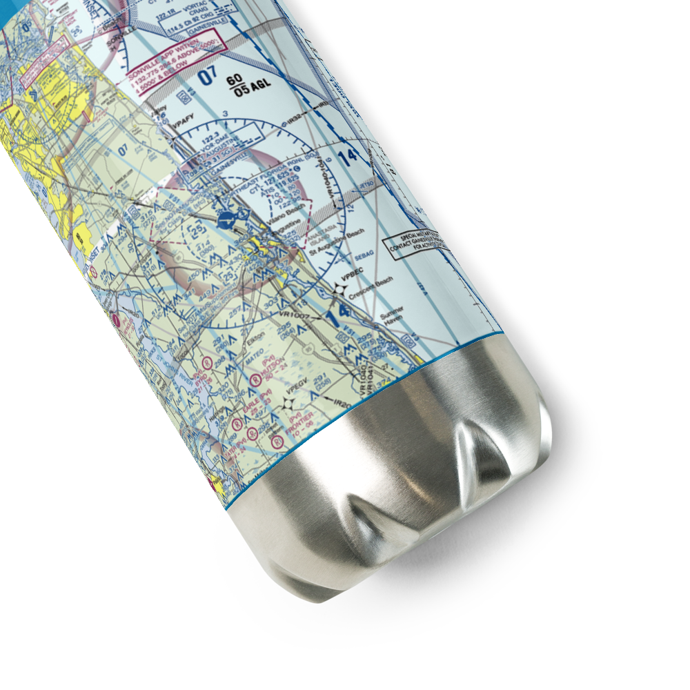 Northeast Florida Regional Airport (SGJ) VFR Sectional Water Bottle 