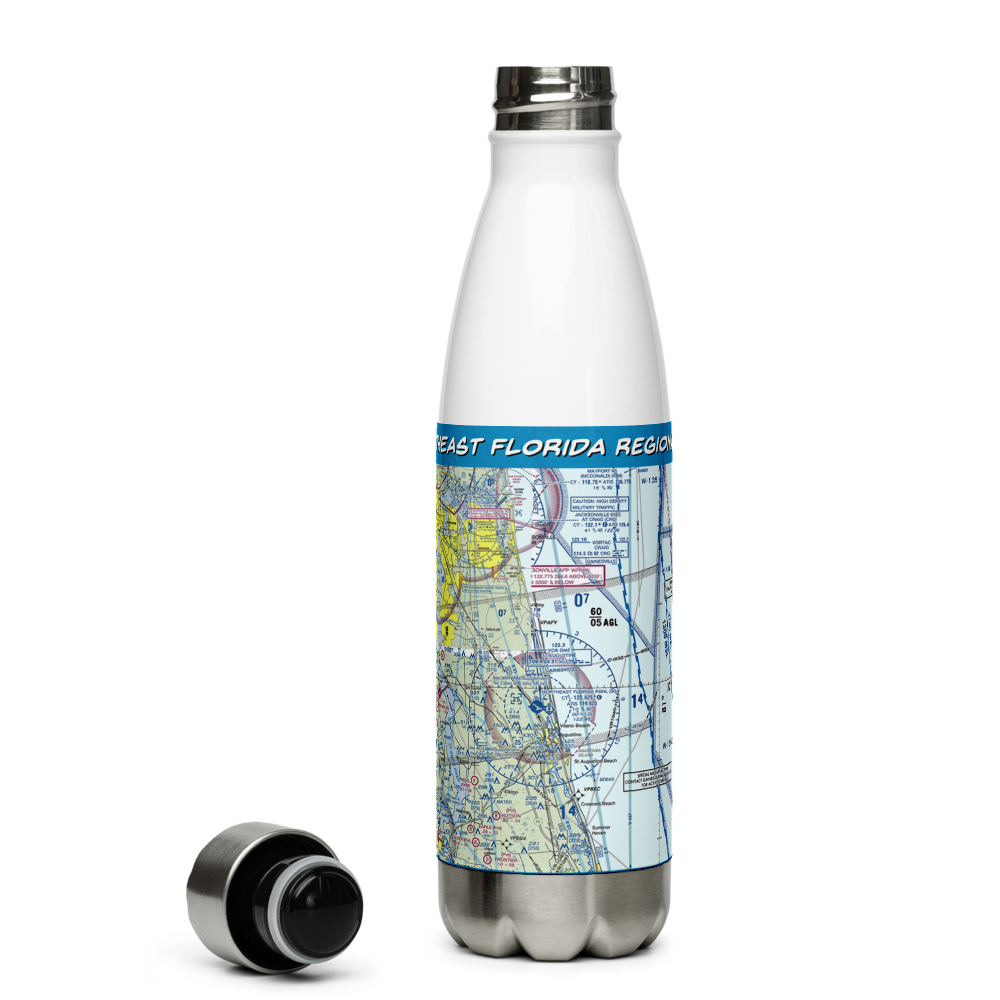 Northeast Florida Regional Airport (SGJ) VFR Sectional Water Bottle 