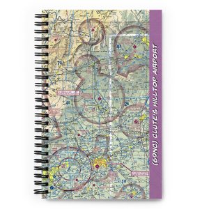 Clute's Hilltop Airport (69NC) VFR Sectional Notebook