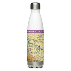 Sheridan County Airport (SHR) VFR Sectional Water Bottle