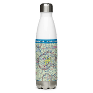 Shreveport Regional Airport (SHV) VFR Sectional Water Bottle