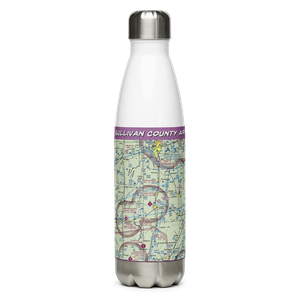 Sullivan County Airport (SIV) VFR Sectional Water Bottle