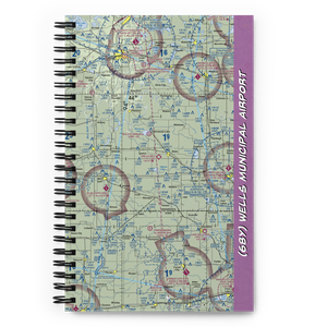 Wells Municipal Airport (68Y) VFR Sectional Notebook