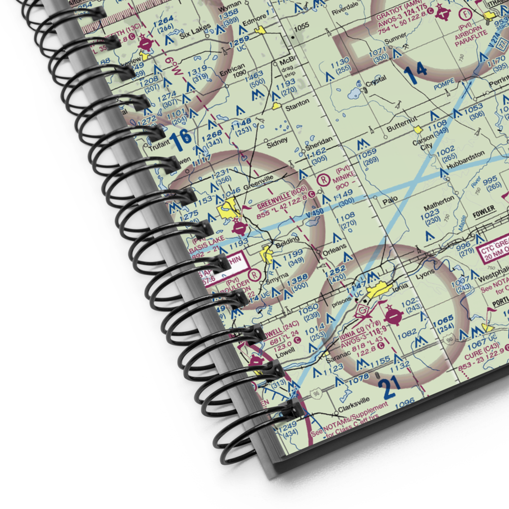 Hamp Airport (68R) VFR Sectional Notebook 