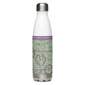 Storm Lake Municipal Airport (SLB) VFR Sectional Water Bottle