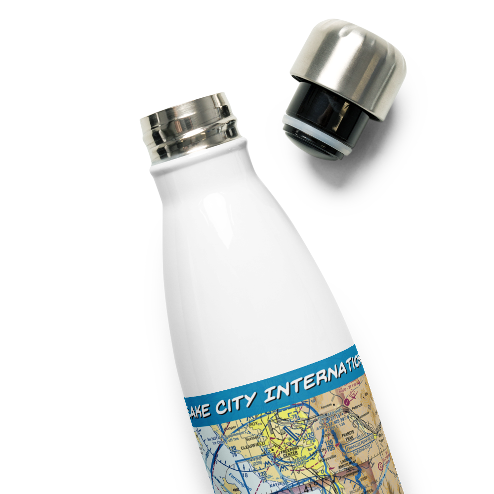 Salt Lake City International Airport (SLC) VFR Sectional Water Bottle 