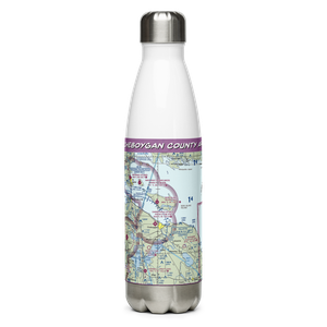 Cheboygan County Airport (SLH) VFR Sectional Water Bottle