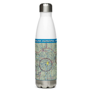 Salina Municipal Airport (SLN) VFR Sectional Water Bottle