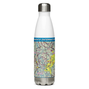 Sacramento International Airport (SMF) VFR Sectional Water Bottle