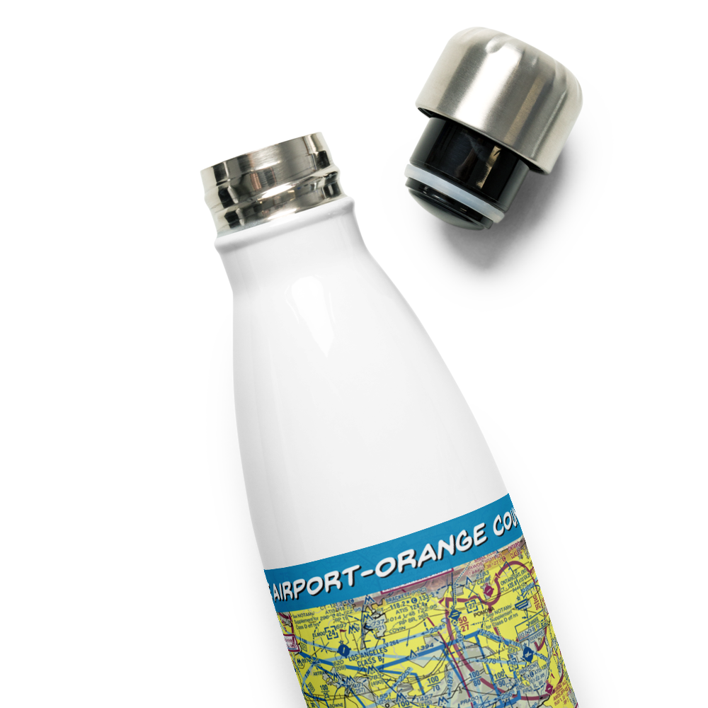 John Wayne Airport-Orange County Airport (SNA) VFR Sectional Water Bottle 