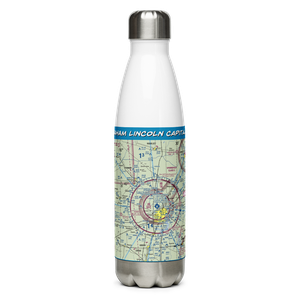 Abraham Lincoln Capital Airport (SPI) VFR Sectional Water Bottle