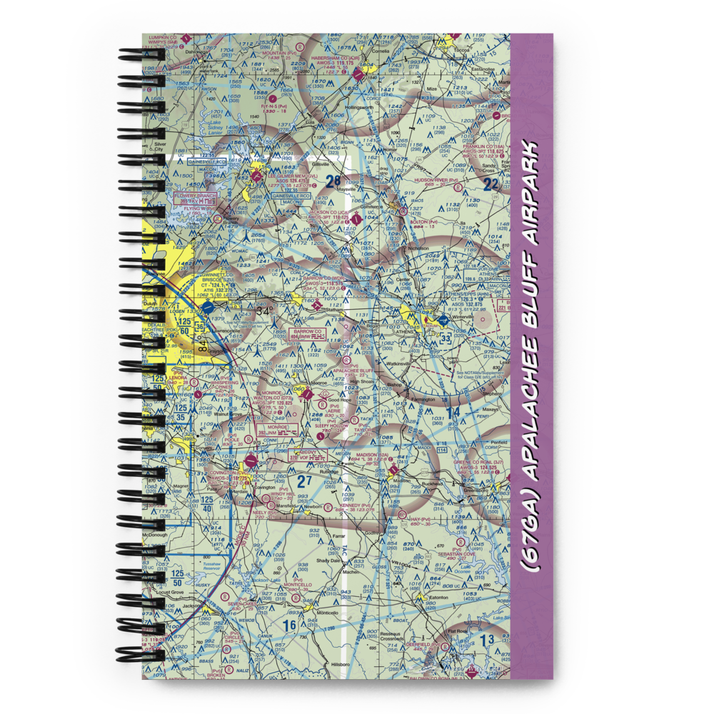 Apalachee Bluff Airpark (67GA) VFR Sectional Notebook 