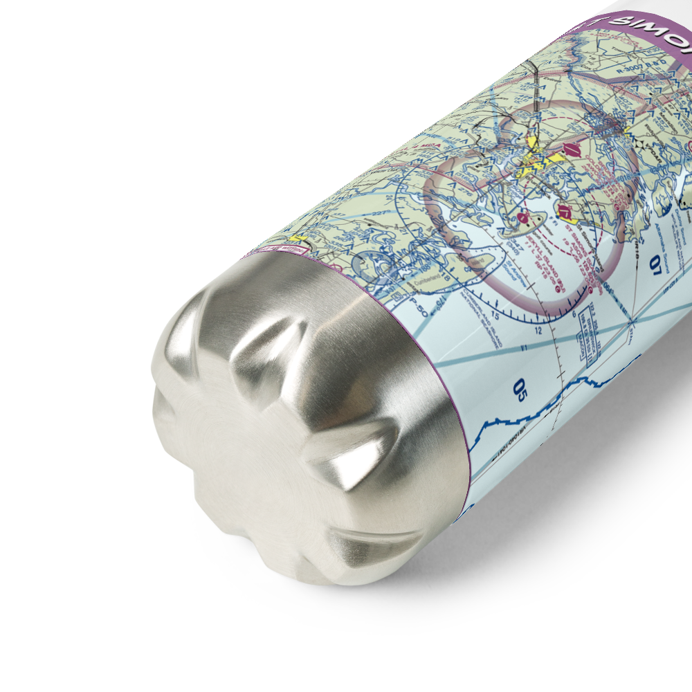 St Simons Island Airport (SSI) VFR Sectional Water Bottle 
