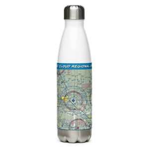 St Cloud Regional Airport (STC) VFR Sectional Water Bottle