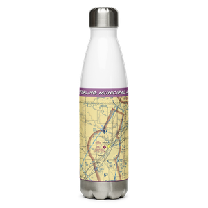Sterling Municipal Airport (STK) VFR Sectional Water Bottle