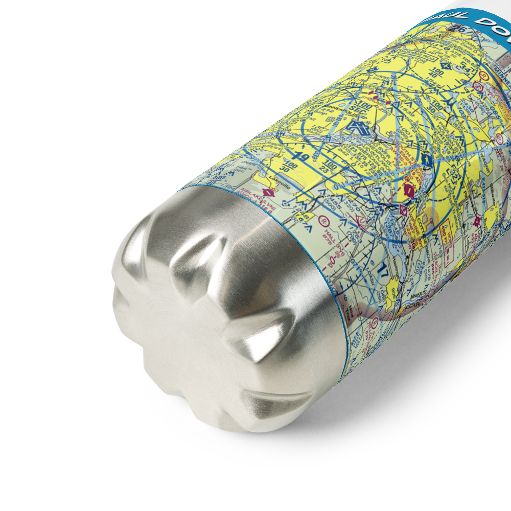 St Paul Downtown Holman Field (STP) VFR Sectional Water Bottle 