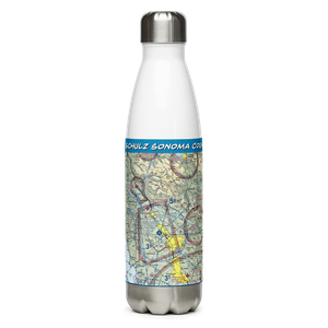 Charles M. Schulz Sonoma County Airport (STS) VFR Sectional Water Bottle
