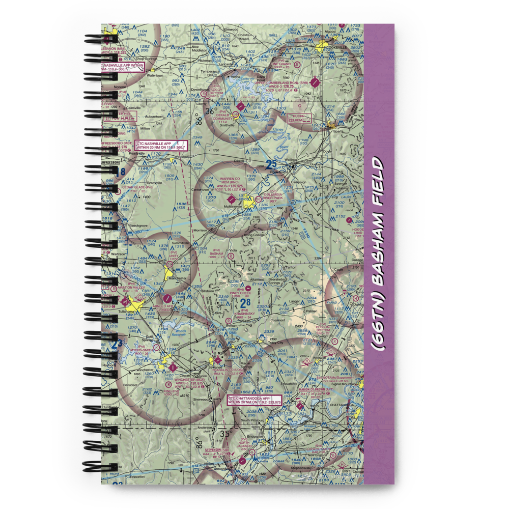 Basham Field (66TN) VFR Sectional Notebook 
