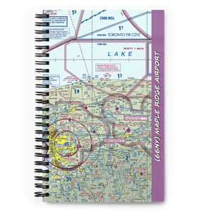 Maple Ridge Airport (66NY) VFR Sectional Notebook